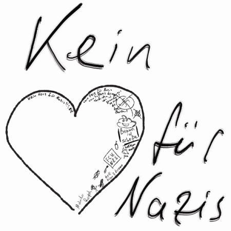Cover Kein Herz für Nazis Single